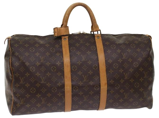 Louis Vuitton Monogram Keepall 55 Boston Bag M41424 LV Auth 48484 Cloth  ref.1013425 - Joli Closet