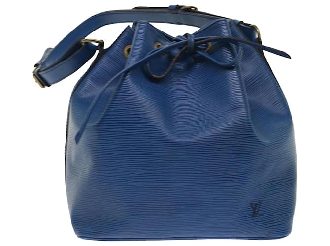 LOUIS VUITTON Epi Petit Noe Shoulder Bag Blue M44105 LV Auth 48972 Leather  ref.1013489 - Joli Closet
