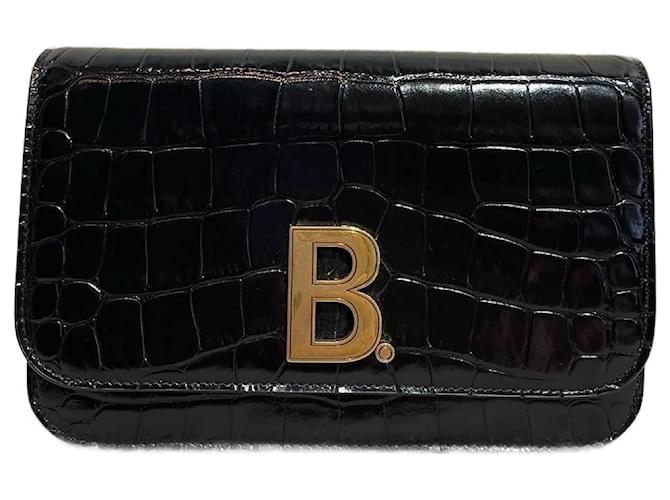 BALENCIAGA  Handbags T.  leather Black  ref.1013571