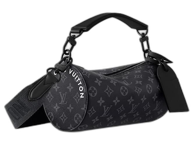 Louis Vuitton LV Polochon Suave PM Preto Lona  ref.1013606