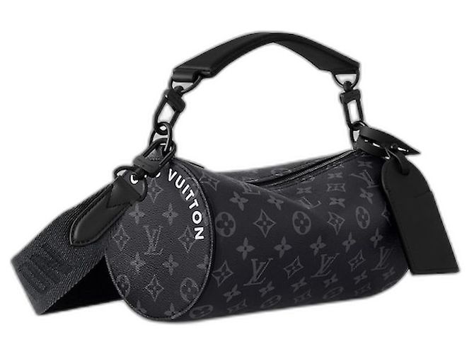 Louis Vuitton Soft Polochon PM Monogram Eclipse Black