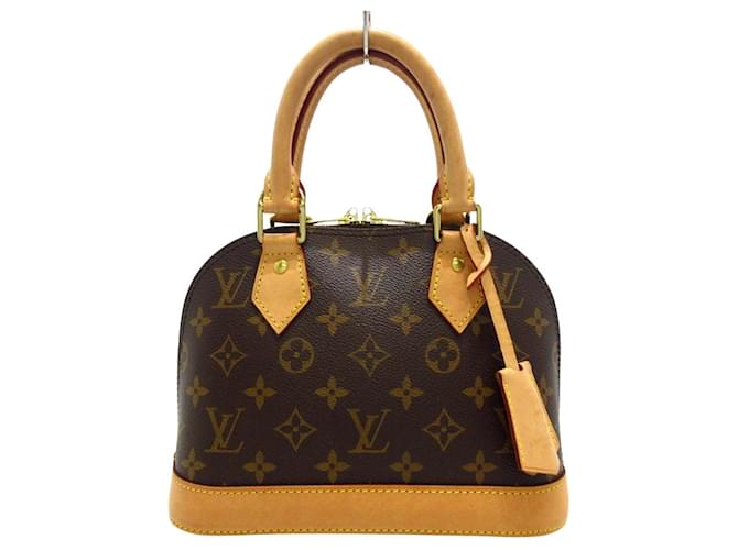 LOUIS VUITTON Monogram Multicolor Alma GM Hand Bag White M40441 LV