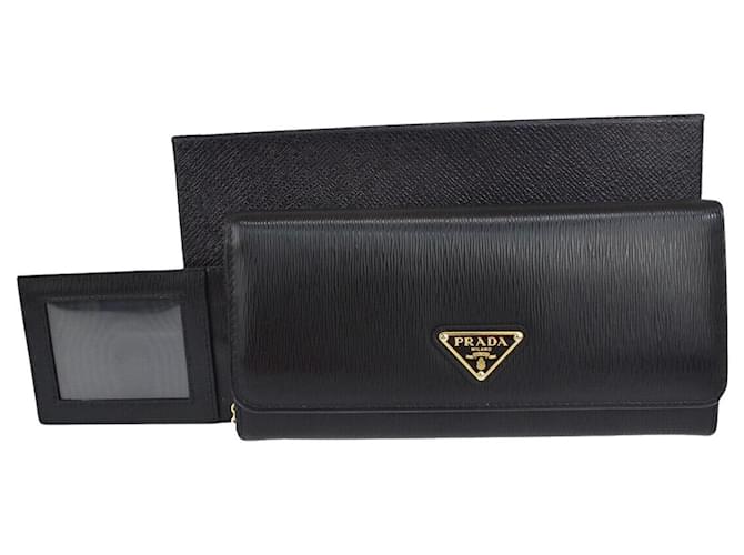 Prada Saffiano Black Leather  ref.1013675