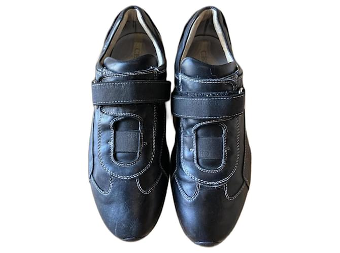 Cesare Paciotti Sneakers Black Leather  ref.1013714