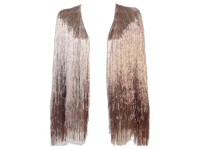 Rachel Zoe ISLA CARDIGAN IN METALLIC BRONZE IN COPPER Rayon  ref.1013759