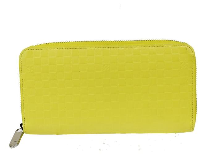 Louis Vuitton Portefeuille zippy Yellow Leather  ref.1013761