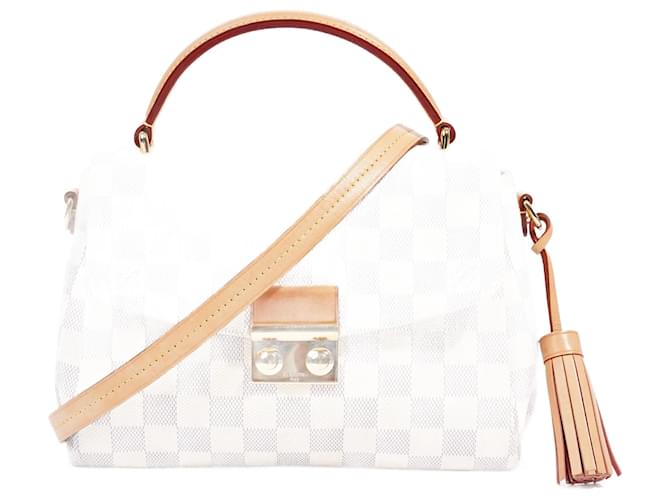 Louis Vuitton Croisette Crossbody bag in Damier Azur Canvas | Mint Condition