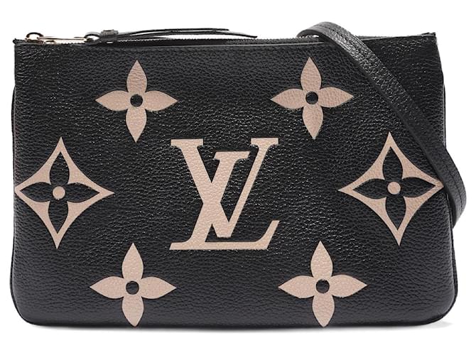 Louis Vuitton lined Pochette Zip on Strap Empreinte Monogram