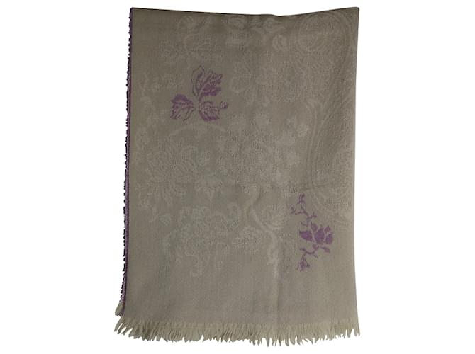 Kenzo-Schal mit Blumendruck aus mehrfarbiger Wolle Mehrfarben  ref.1013915