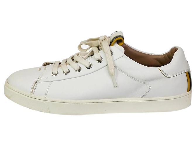 Gianvito Rossi White leather trainers - size EU 37.5
