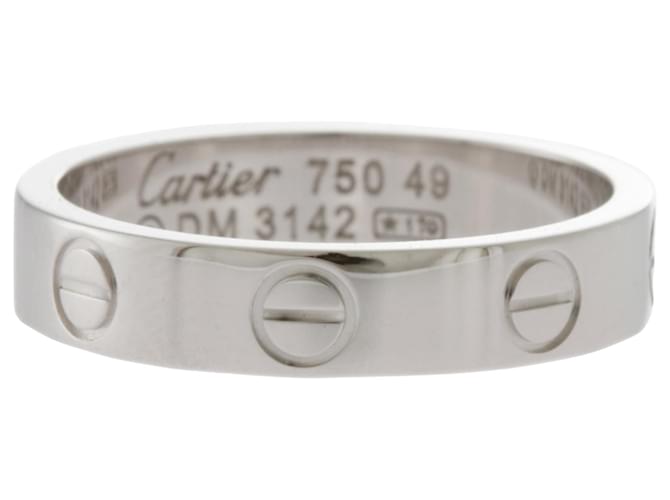 Cartier Love Prata Ouro branco  ref.1014237