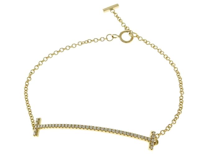 Tiffany & Co T Sonrisa Dorado Oro amarillo  ref.1014239