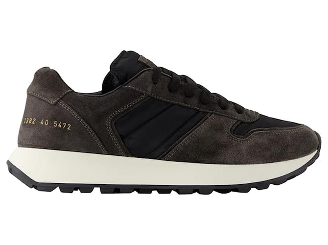 Autre Marque track 76 Sneakers - Common Projects - Leather - Dark Grey  ref.1014422