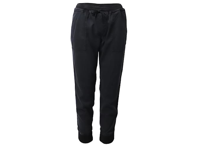 Ba&sh Drawstring Pants in Black Lyocell  ref.1014442