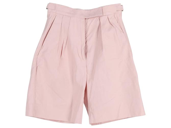 Max Mara Bermuda Shorts in Pink Cotton  ref.1014467