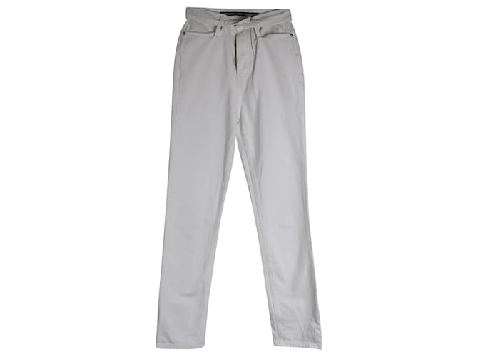 Alexander Wang Boyfriend-Jeans aus weißer Baumwolle  ref.1014575