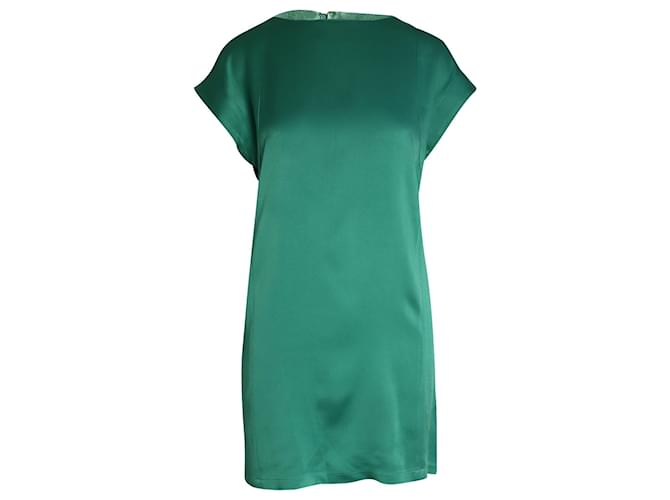 Theory Short Sleeve Mini Dress in Green Acetate Cellulose fibre  ref.1014662