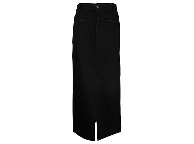 Khaite Neer Denim Skirt in Black Cotton  ref.1014735