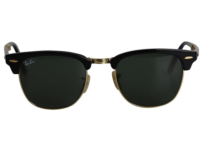 Ray-Ban Ray Ban Clubmaster Classic Sunglasses in Black Acetate Cellulose fibre  ref.1014836