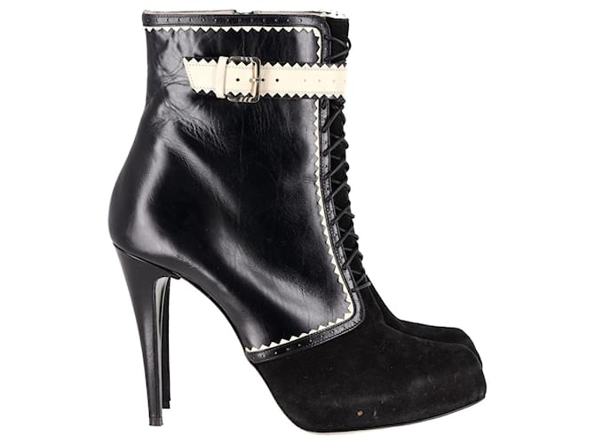 Jason Wu Alexis High Heel Ankle Boots in Black Leather  ref.1014938