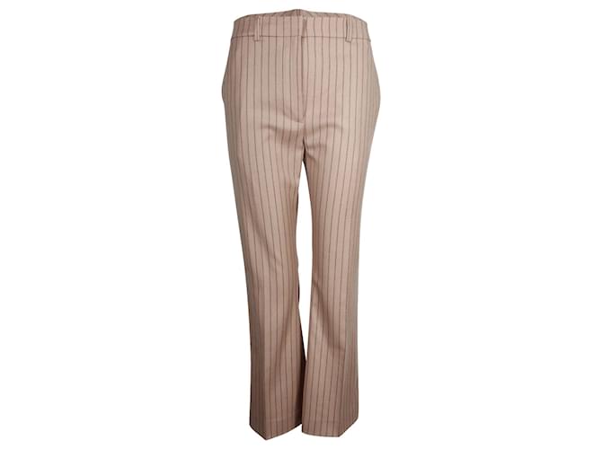 Altuzarra Striped Trousers in Beige Virgin Wool  ref.1014981
