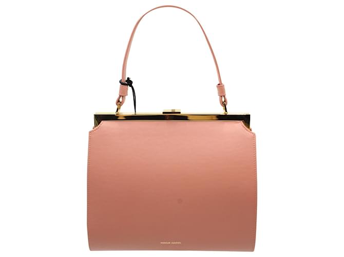 Mansur Gavriel Elegant Bag In Coral Leather  ref.1015031