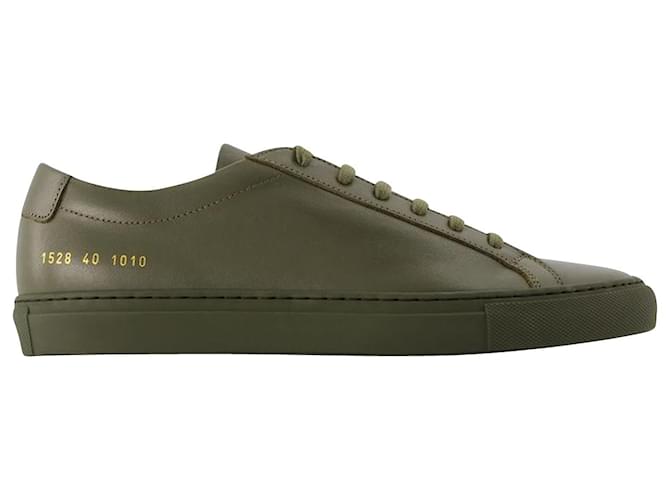 Autre Marque Original Achilles Low Sneakers - Common Projects - Leather - Green  ref.1015052