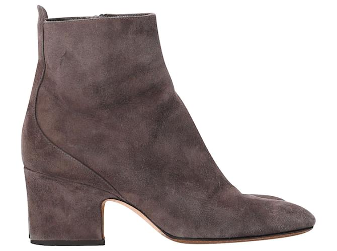 Jimmy Choo Autumn 65 Ankle Boots in Grey Suede  ref.1015102