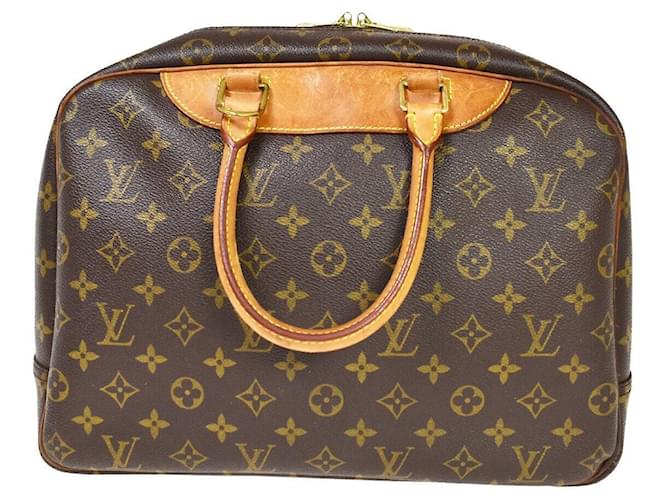 Louis Vuitton Deauville Brown Cloth  ref.1015381