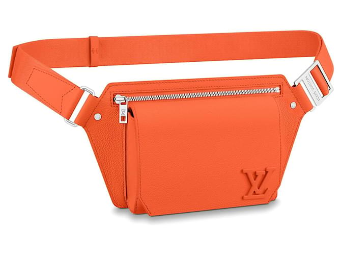 Louis Vuitton Sac à bandoulière LV Takeoff nouveau Cuir Orange  ref.1015388
