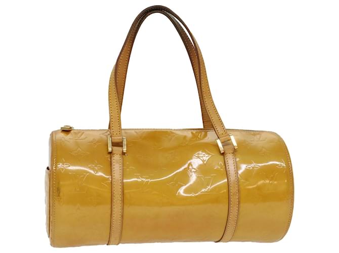 Louis Vuitton, Bags, Auth Lv Yellow Gold Vernis Monogram Bedford Bag