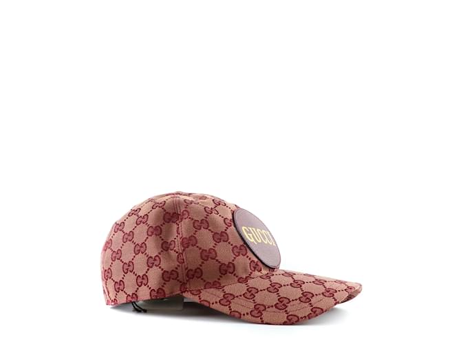 GG Supreme Canvas Baseball Cap in Pink - Gucci