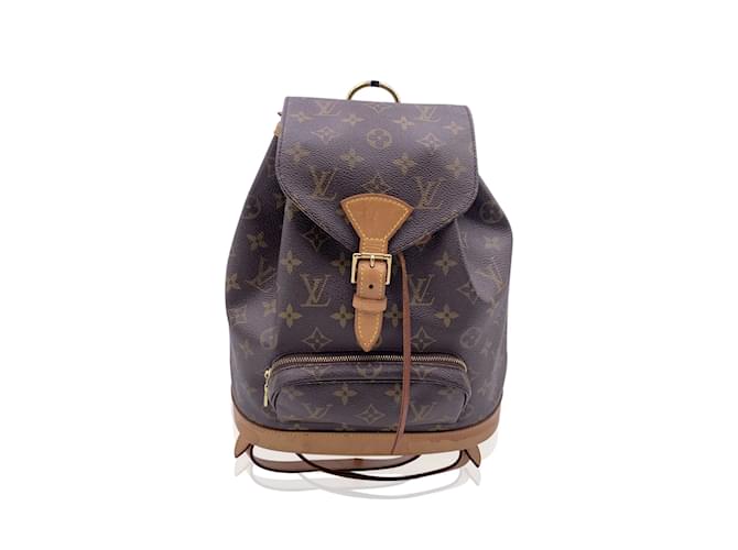 Louis Vuitton Backpack Vintage Montsouris Brown Cloth ref.1015889 - Joli  Closet