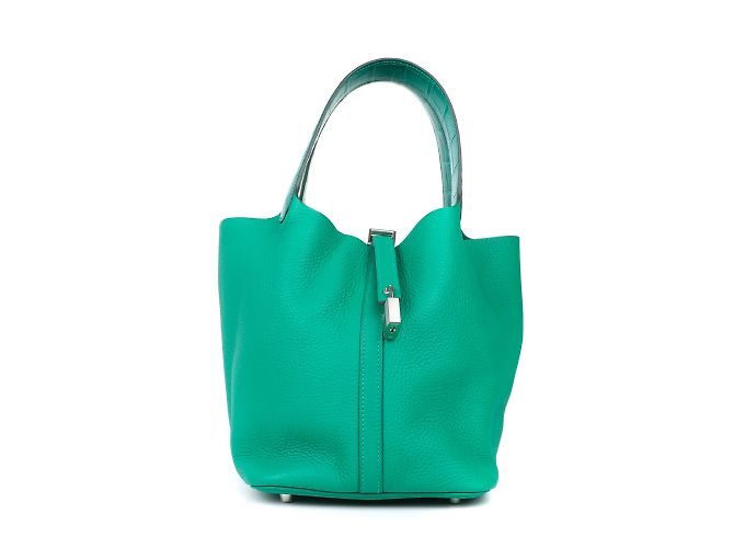 Hermès - Picotin Touch 22 bag Green Leather