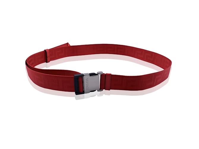 Versace red belt hotsell
