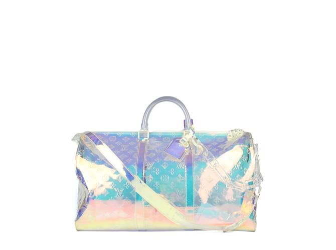 Keepall prism travel bag Louis Vuitton Multicolour in Plastic