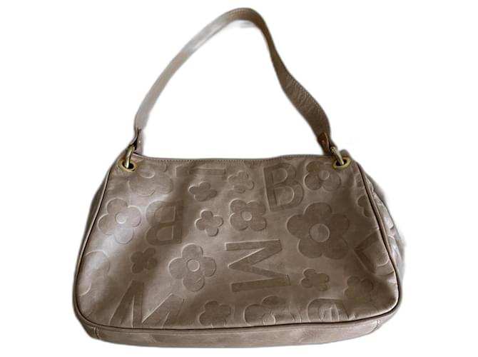 Mariella Burani Handbags Beige Leather  ref.1016015
