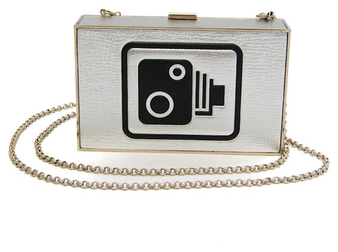Anya Hindmarch Silvery Leather  ref.1016050