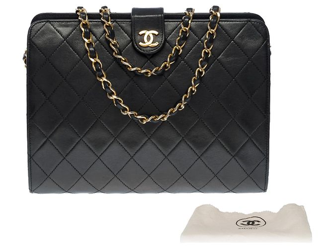 Timeless CHANEL Bag in Black Leather - 101330