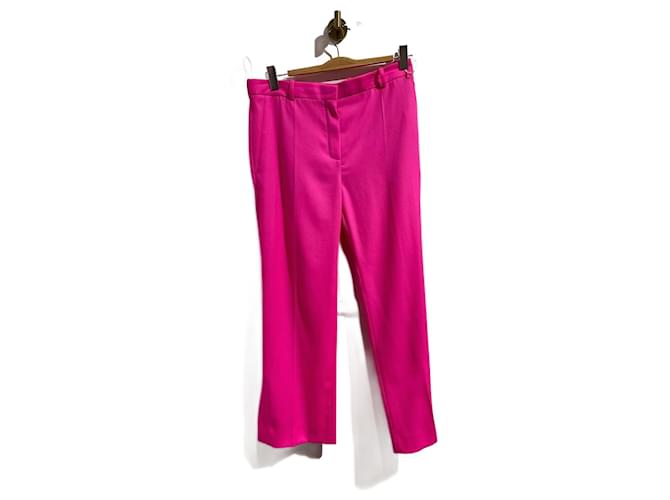 NINA RICCI  Trousers T.fr 40 WOOL Pink  ref.1016231