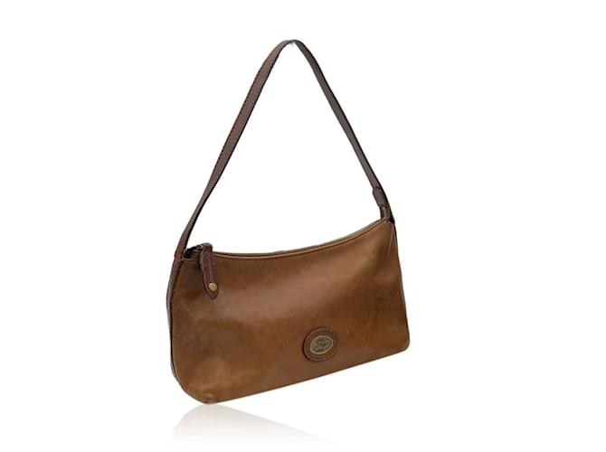 Autre Marque Light Brown Leather Shoulder Bag Handbag Beige  ref.1016614