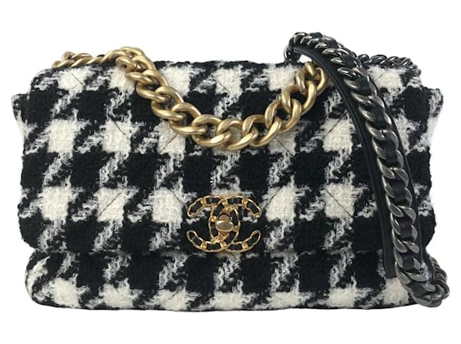 Chanel Medium Tweed 19 Flap Bag