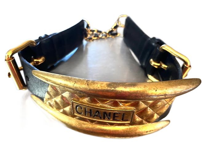 Chanel Belts Black