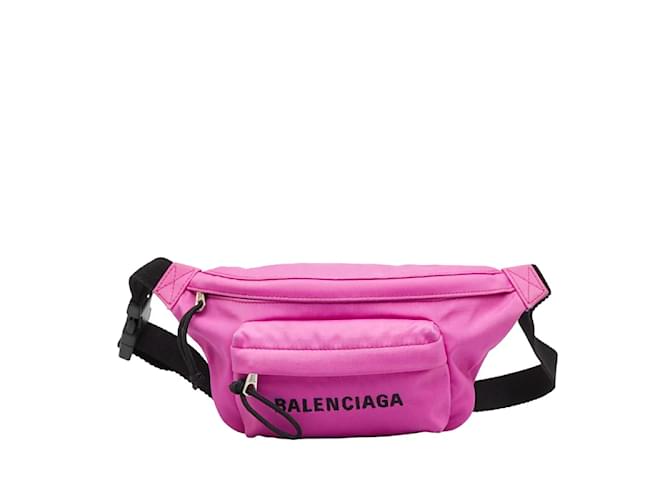 Balenciaga Nylon Wheel Belt Bag 569978 Purple Cloth  ref.1016859