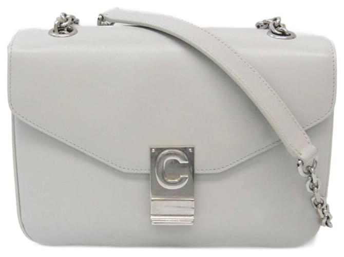 Céline C Grey Leather  ref.1017144