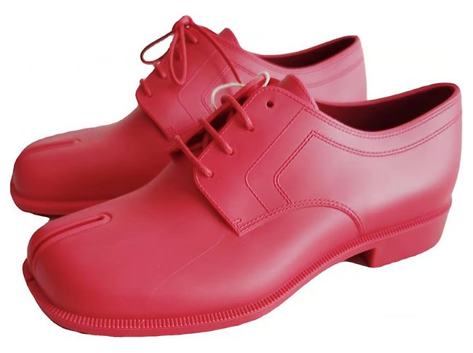 Maison Martin Margiela Scarpe Tabi Rosse Rosso