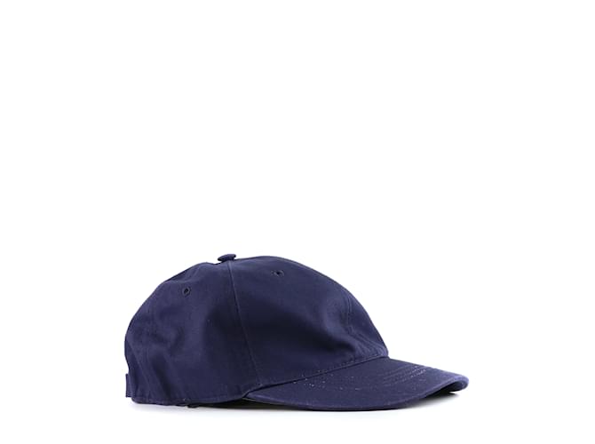GUCCI  Hats T.cm 58 cloth Navy blue  ref.1017442