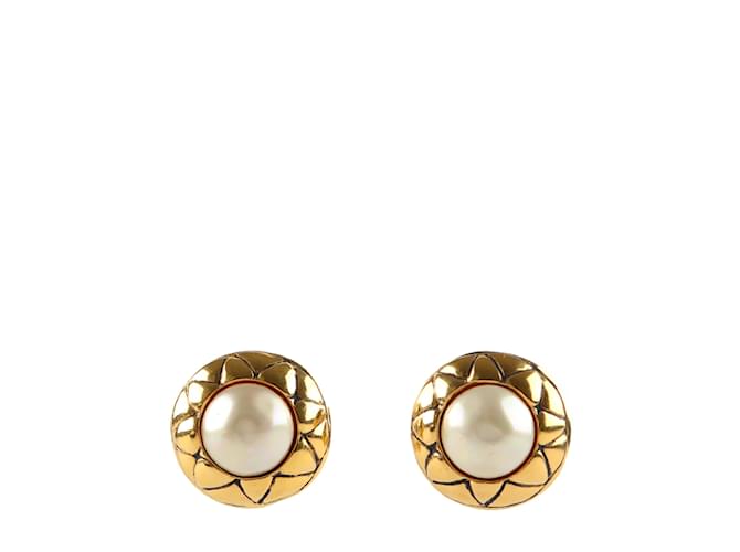 CHANEL  Earrings T.  metal Golden  ref.1017448