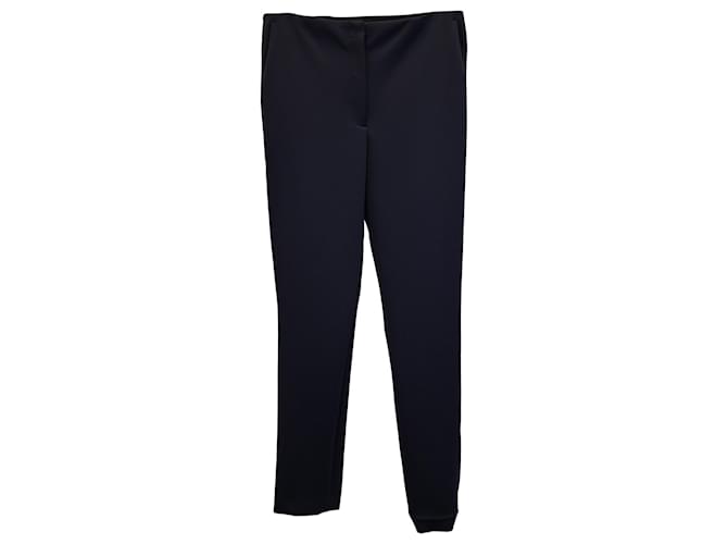 Pantalon Slim Fit Theory Tech Knit en Polyester Bleu Marine  ref.1017545