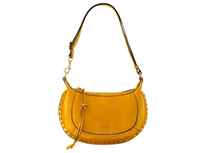 Oskan Moon Ga Crossbody Bag - Isabel Marant - Leather - Yellow Pony-style calfskin  ref.1017557
